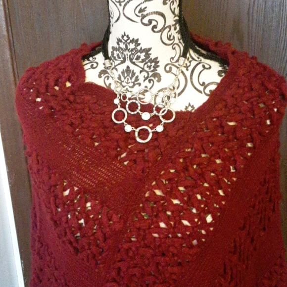 Riahfashion Bohemian Sequin Glitter Poncho - Picture 7 of 14